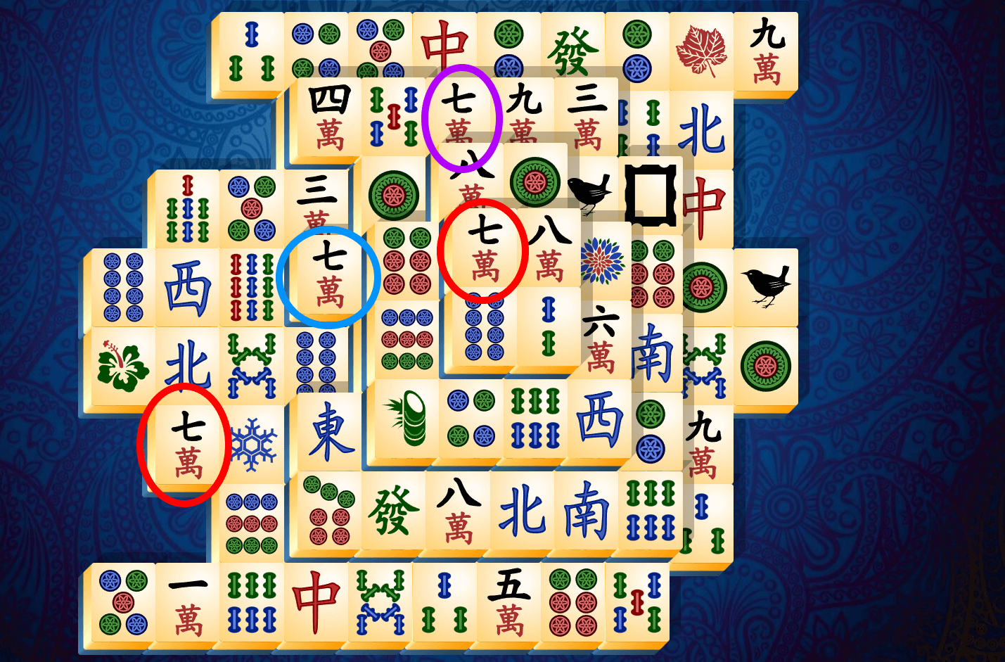 Veiledning i Mahjong for én spiller, trinn 9